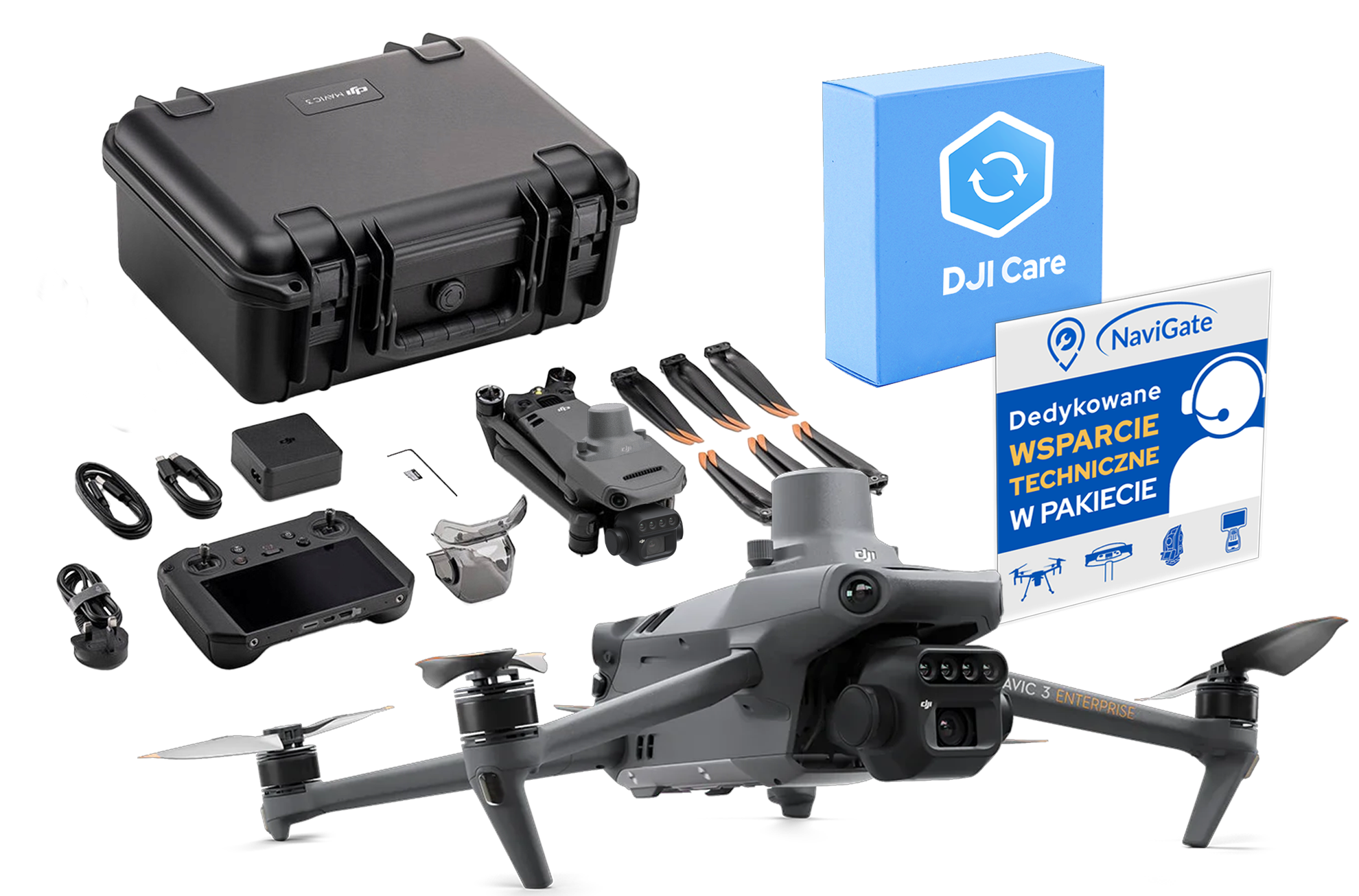 DJI Mavic 3 Multispectral z ubezpieczeniem DJI Care – Klasa C2