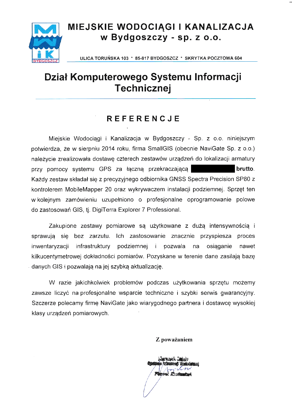 Miejskie Wodociągi i Kanalizacja w Bydgoszczy