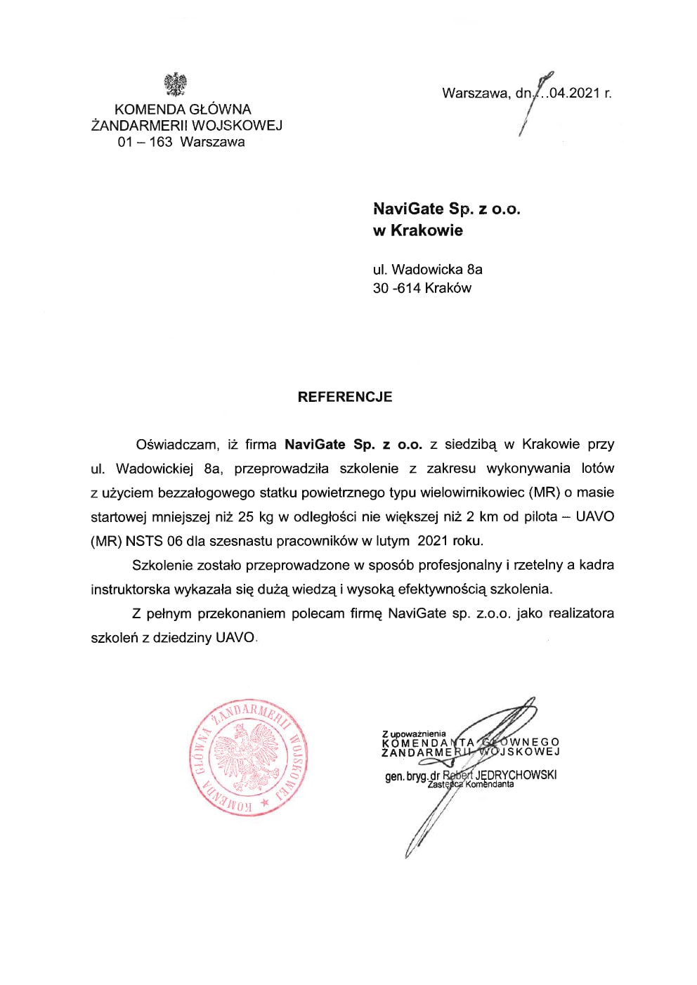 Komenda Główna Żandarmerii Wojskowej